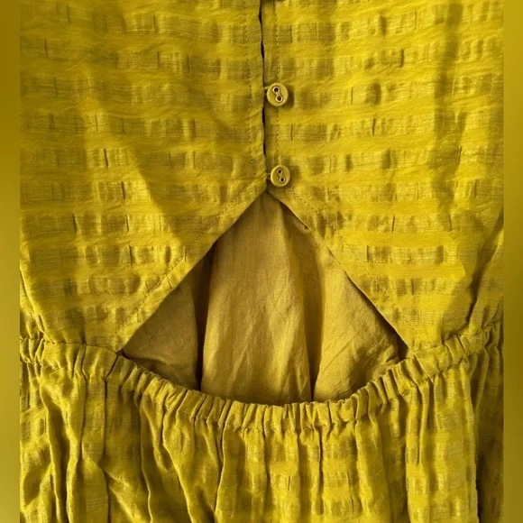 NWT Madewell Annamarie Mini Dress in Citrus Lime - Picture 12 of 12